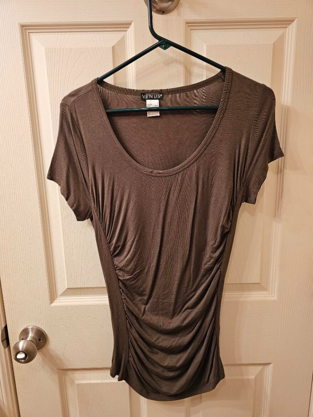 NWOT Venus Small Camo Green Blouse